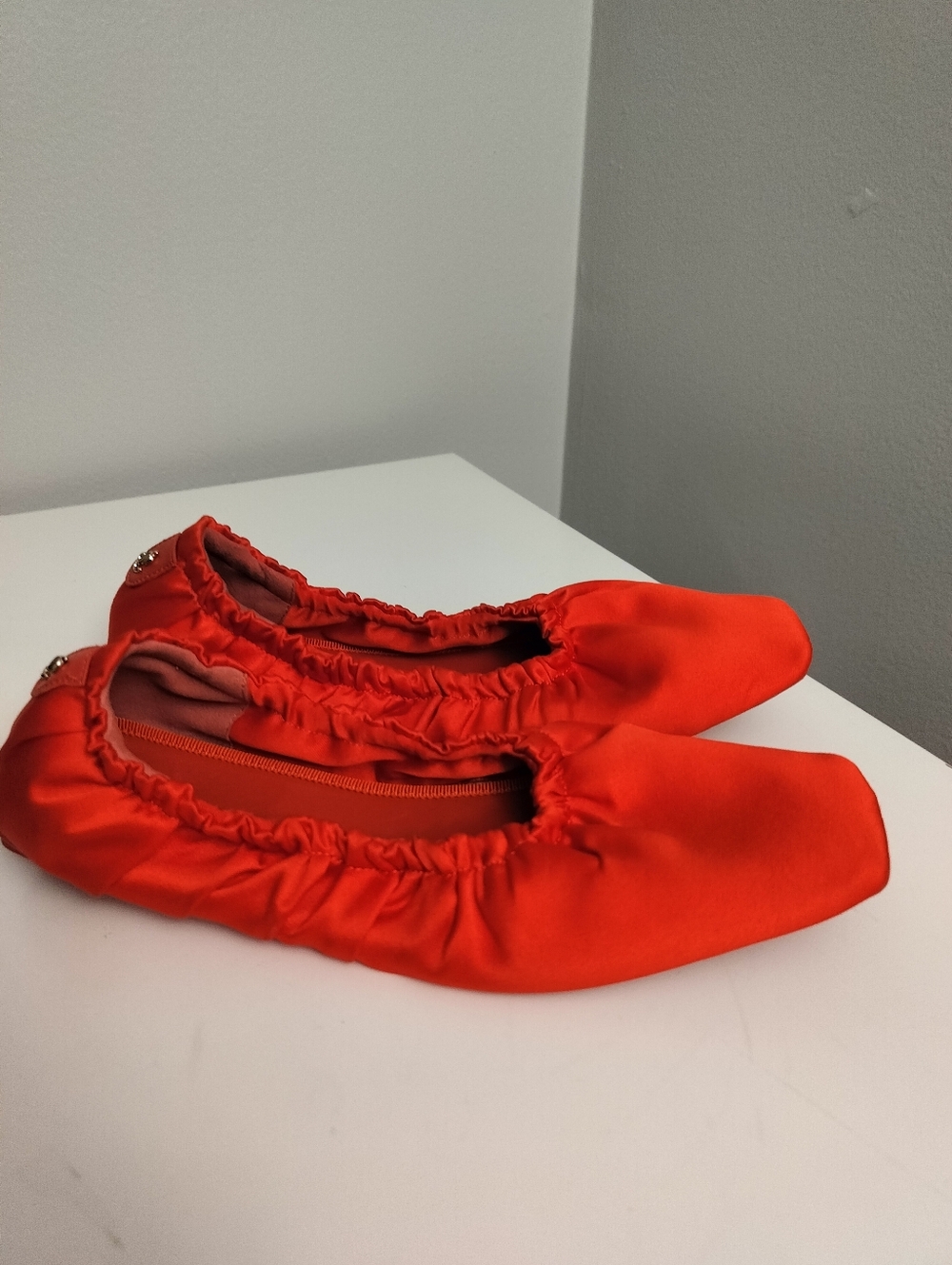 Satin Ballet Flats